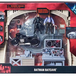 Batman Batcave with Exclusive Batman and Penguin Action Figures